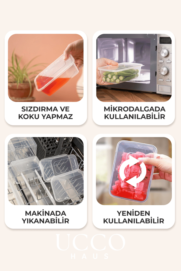 250 ADET 500 ml Ekonomik Buzdolabı Dondurucu Erzak Sızdırmaz Saklama Kabı Seti Buzluk Organizer