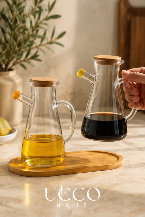 Bambu Yağlık Standı – 2 Bölmeli Sunumluk | Yağlık Altlığı, Baharatlık Standı, Sabunluk Tepsi