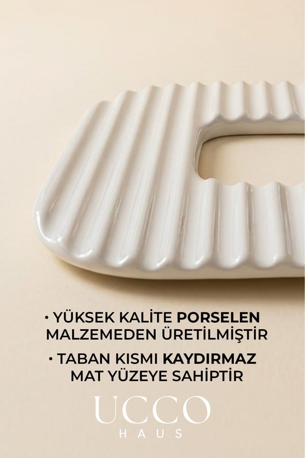Porselen Nihale Çaydanlık Demlik Tencere Bardak Altlığı 18 cm Isıya Dayanıklı Sunumluk Beyaz Nihale