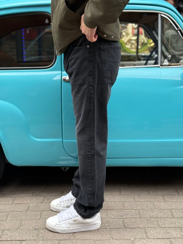 Füme Straight Fit Denim Pantolon