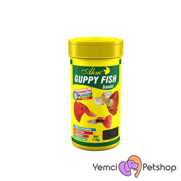 Ahm Marin Guppy Granul Food Lepistes Yemi 250 Ml