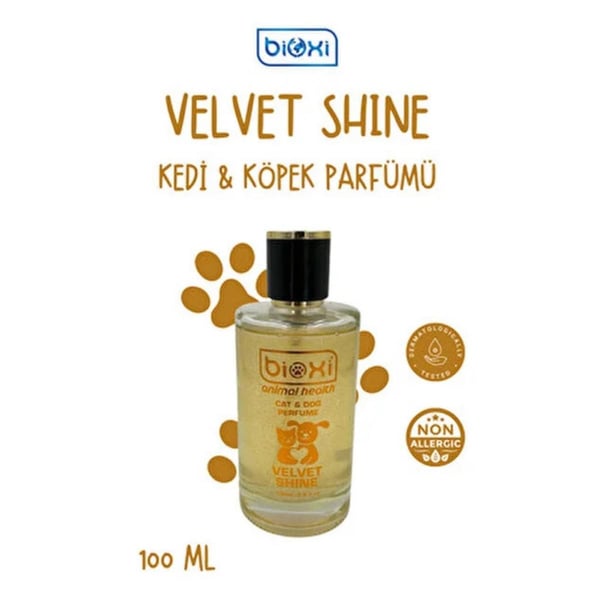 Bioxi Animal Healt Kedi Köpek Parfümü Velvet Shine 100 Ml