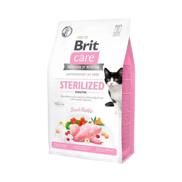Brit Care Hypo-Allergenic Sindirim Sistemi Destekleyici Tahılsız Kısırlaştırılmış Kedi Maması 7 kg