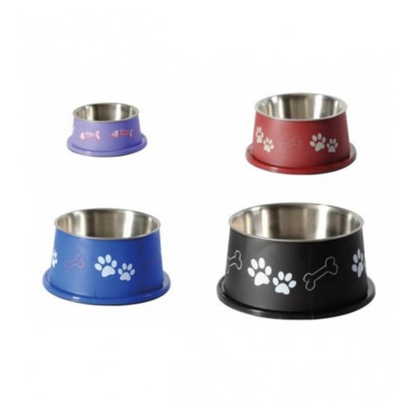 CAMON KEDİ KÖPEK ÇELİK MAMA SU KABI  11 CM 300 ML