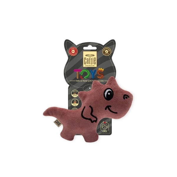 CATTİE MATATABİ İÇERİKLİ KEDİ OYUNCAĞI PELUŞ TREX 15CM