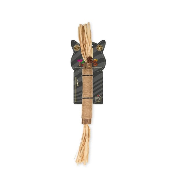 CATTİE MATATABİ İÇERİKLİ KEDİ OYUNCAĞI PÜSKÜLLÜ TIRMALAMA 35CM