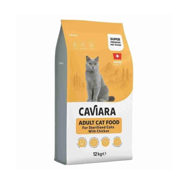 Caviara Tavuklu Kısır Kedi Maması 12 Kg