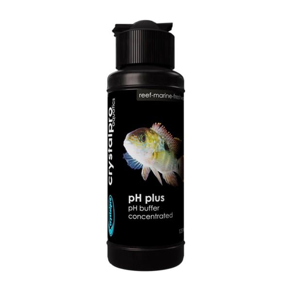 Crystalpro Aquatics pH Plus Akvaryum pH Yükseltici ve kH Tamponu Tatlı Su Deniz Akvaryumu 125 ml
