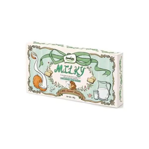 Dentalight Milky Choco Bar Süt ve Hindistan Cevizi Aromalı Köpek Çikolatası 80 Gr