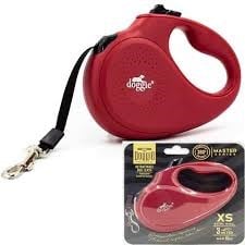 DOGGİE OTOMATİK UZATMA TASMASI MASTER SERİ KIRMIZI 12KG/3MT