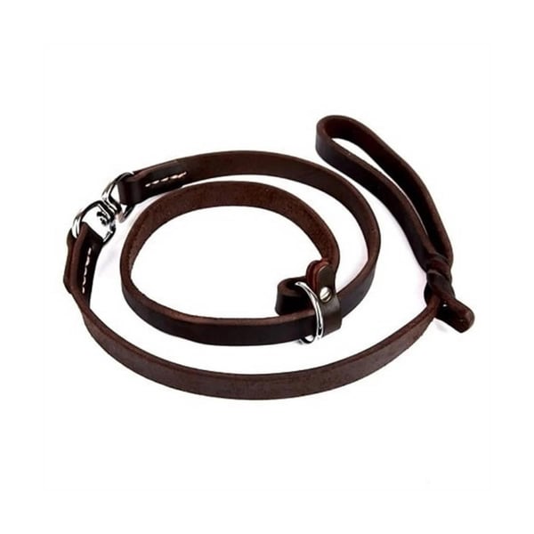 DOGGİE YAĞLI DERİ BOĞMALI EĞİTİM GEZDİRME YAĞLIKAHVE 1,1X150CM