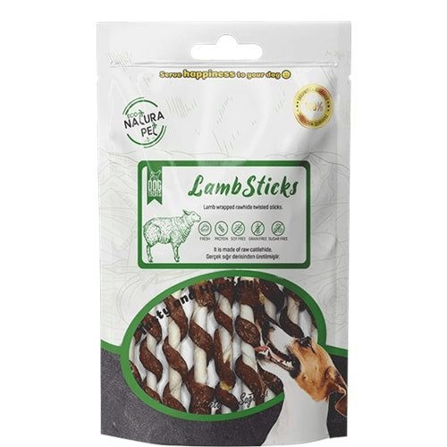 Eco Natura Pet Lamb Sticks Kuzu Sargılı Stick Kemik Köpek Ödülü 100 Gr