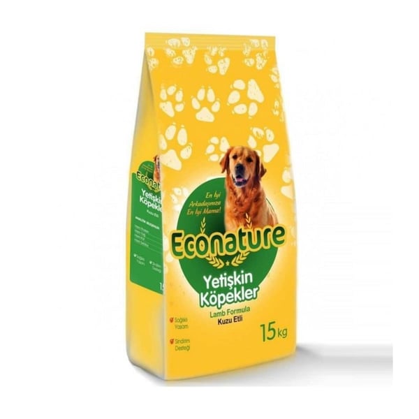 Econature Kuzulu Yetişkin Köpek Maması 15Kg