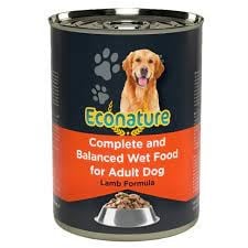 ECONATURE YET.KUZU KÖPEK 400GR KUZU ETLİ SOSLU KONSERVE