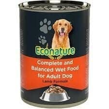 ECONATURE YET.KUZU KÖPEK 400GR KUZU ETLİ SOSLU KONSERVE