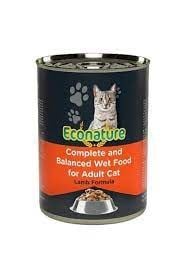 ECONATURE YET.KUZU KEDİ 400GR KUZU ETLİ SOSLU KONSERVE