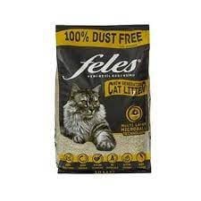 Feles Ultra Light Topaklanan Tozsuz Kedi Kumu 10 Lt