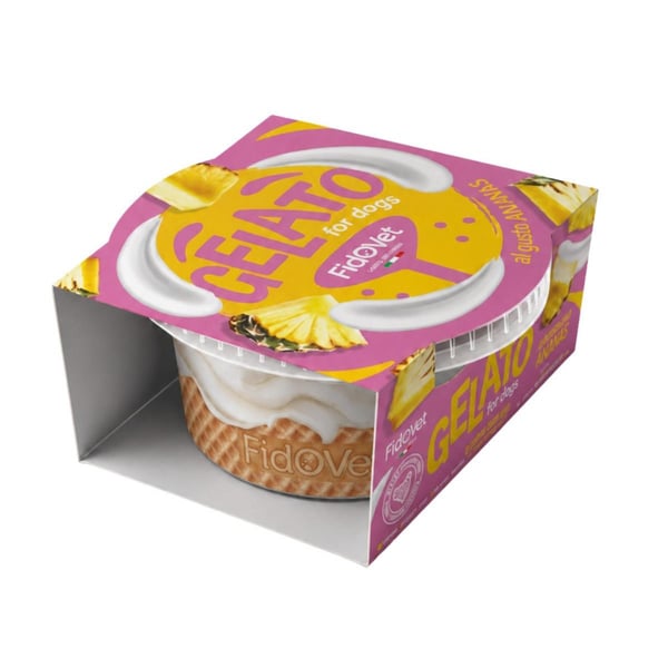 Fidovet Gelato Ananas Aromalı Dondurma Köpek Ödül Maması 40gr