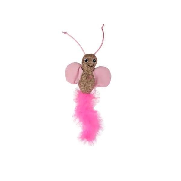 Flamingo Afra Tüylü Hışırtılı Kedi Oyuncağı