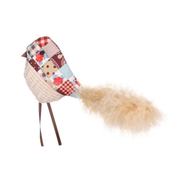 Flamingo Catnipli Tüylü Hışrtılı Kuş Kedi Oncağı