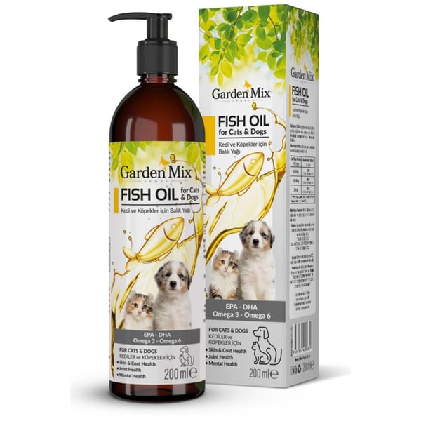 Garden Mix Kedi ve Köpek Somon Yağı 200ml