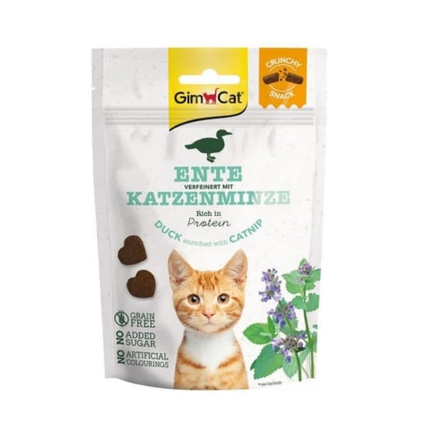 GimCat Crunchy Snacks Duck with Catnip Kedi Ödülü 50 Gr