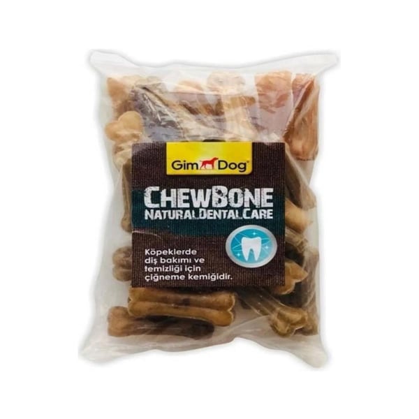 Gimdog Mordimi Press Naturel Kemik Köpek Ödülü (25li Paket) - 5 Cm