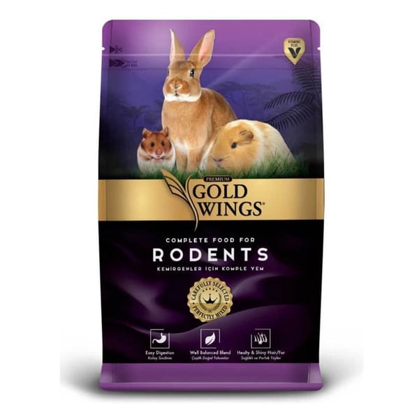 Gold Wings Premium Meyveli Kemirgen Yemi 1 Kg