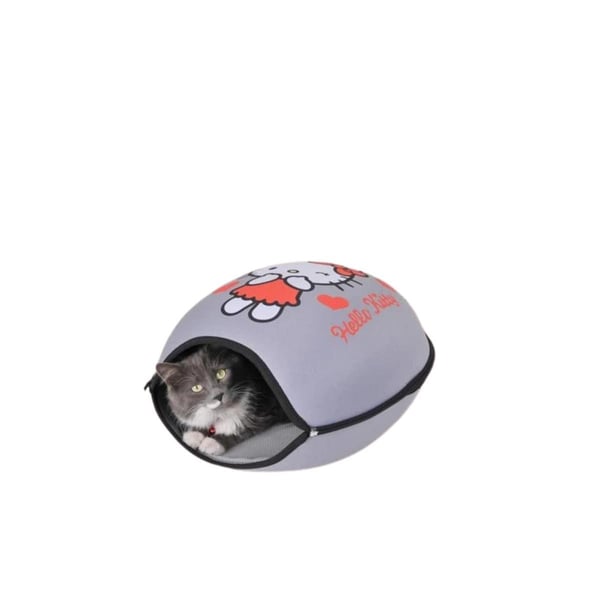 HELLO KİTTY  KEDİ EVİ GRİ 
