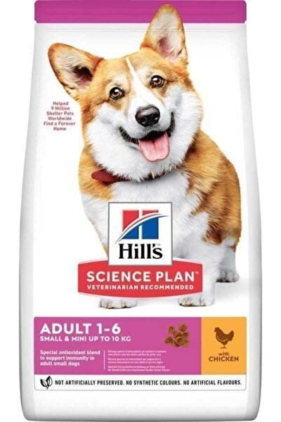 Hill's Adult Small Miniature Tavuklu 1.5 kg Küçük Irk Yetişkin Köpek Maması