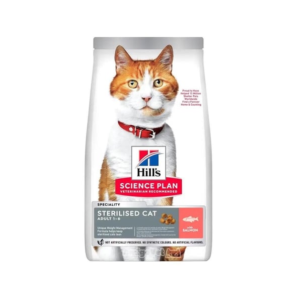 Hills Adult Sterilised SOMON Balıklı Kısırlaştırılmış Kedi Maması 10 Kg