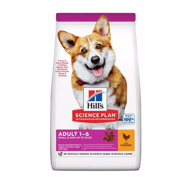 Hill's SCIENCE PLAN Tavuklu Küçük Irk Yetişkin Köpek Maması 6kg