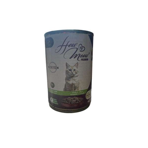 How Meow Kuzulu Jöleli Parça Etli Yetişkin Kedi Konservesi 400 Gr