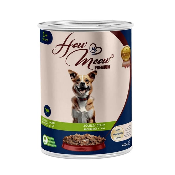 How Meow Kuzulu Jöleli Yetişkin Köpek Konservesi 400 Gr
