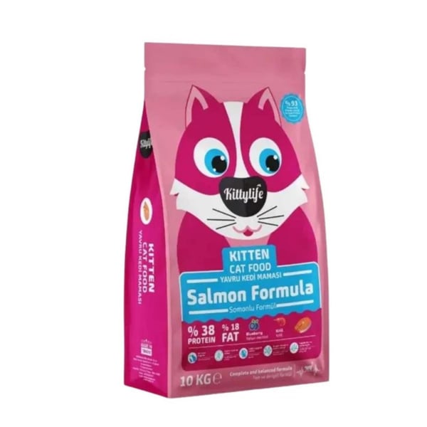 Kitty Life Kitten Somonlu Yavru Kedi Maması 10 Kg