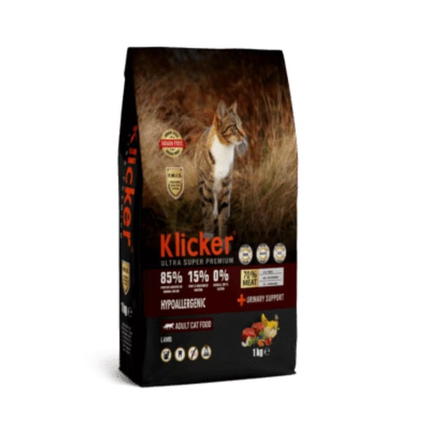 Klicker Yetişkin Kedi Maması Kuzulu Sensitive Digestion 1 Kg