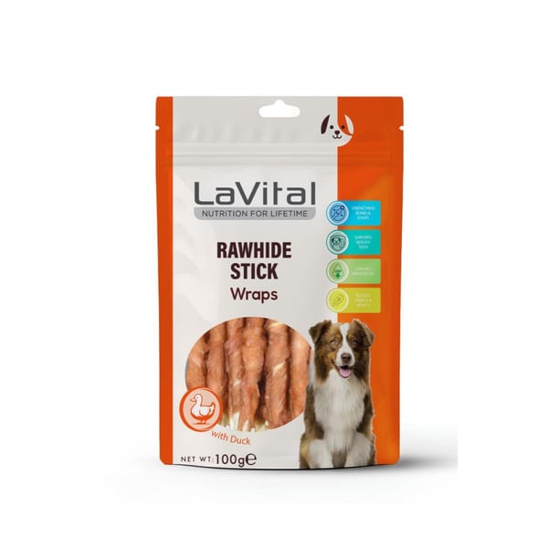 LaVital Rawhide Stick Ördek Etli Köpek Ödül Çubuğu 100gr