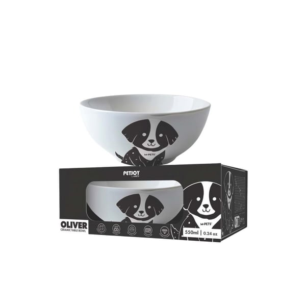 M-PETS OLİVER SERAMİK MAMA KABI 550ML