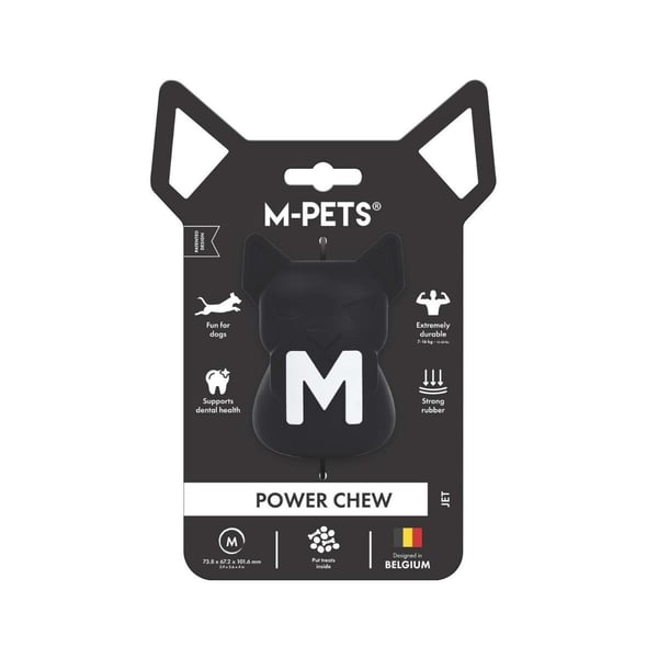 M-PETS POWER CHEW KAUÇUK KÖPEK ÖDÜL OYUNCAĞI JET (M)