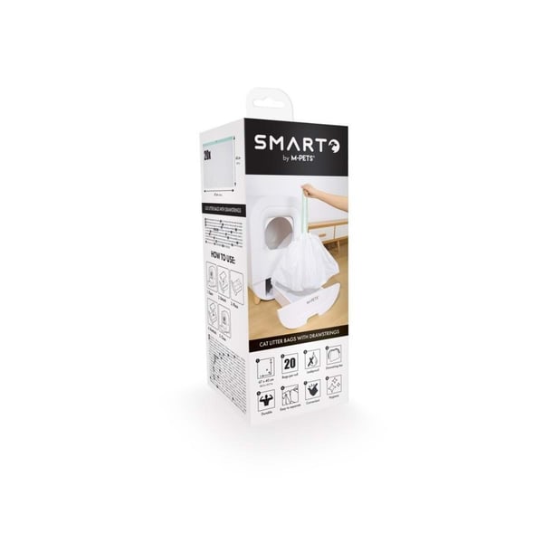 M-PETS SMARTO M600 YEDEK POŞET 20Lİ 67X40CM