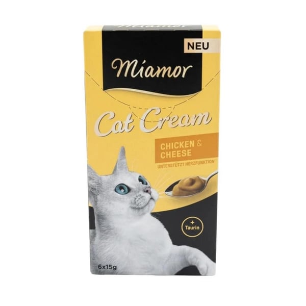 Miamor Cream Peynir ve Tavuklu Kedi Krema Ödülü 6X15 gr