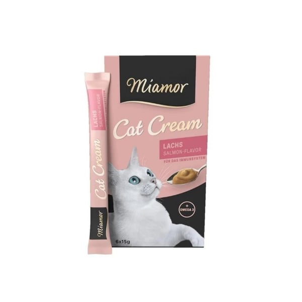 Mıamor Cream Somonlu Kedi Ödülü 6x15 G