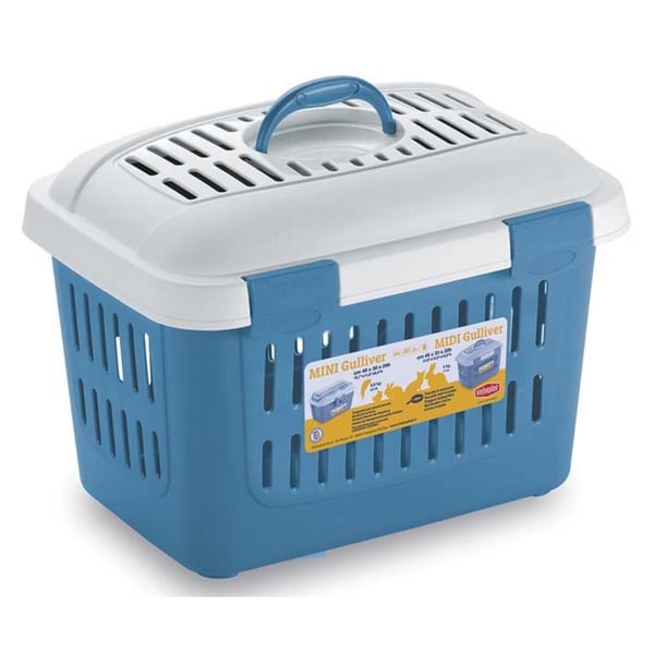 Midi Guliver Orta Boy Taşıma Çantası Gri Beyaz 45x33x33 Cm