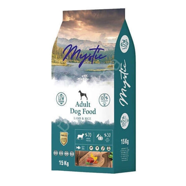 Mystic Kuzulu ve Pirinçli Yetişkin Köpek Maması 15 kg
