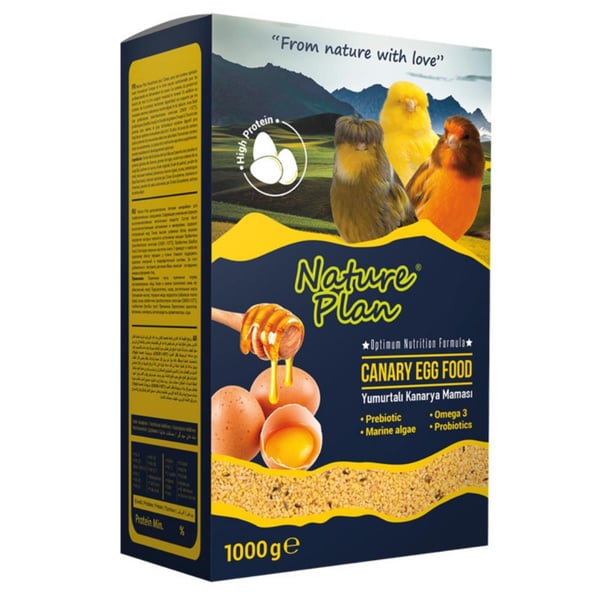 Nature Plan 1000 gr Ballı Yumurtalı Kuş Maması