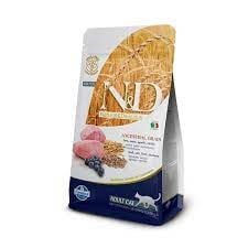 N&D Düşük Tahıllı Kuzu Etli ve Yaban Mersinli 1.5 kg Yetişkin Kuru Kedi Maması