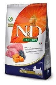 N&D Pumpkin Kuzu Etli Balkabaklı ve Yaban Mersinli 2.5 kg Küçük Irk Yetişkin Köpek Maması