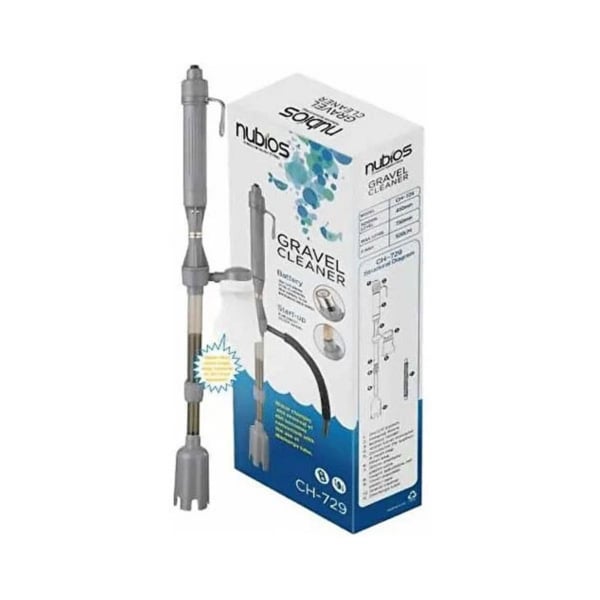 Nubios Elektrikli Akvaryum Dip Süpürge Seti 45-75 cm