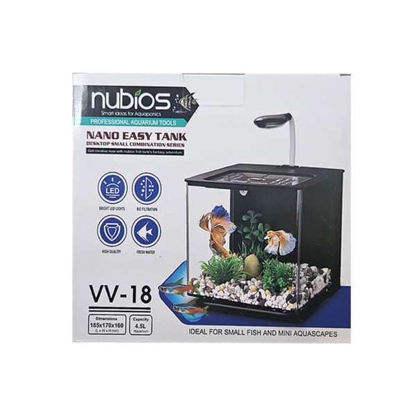 Nubios Nano Easy Tank 4,5 L Siyah