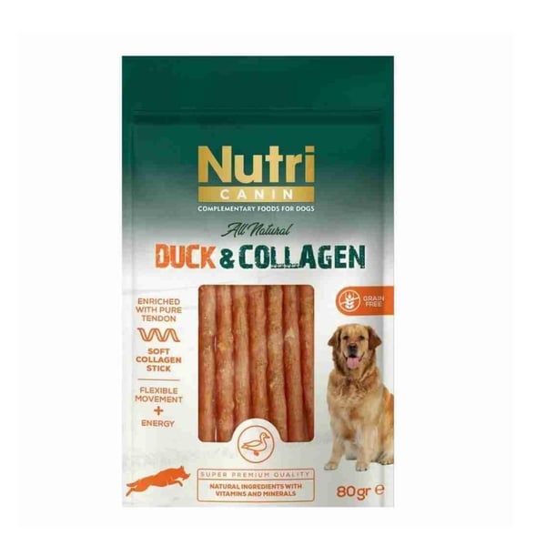 Nutri Canin Duck Collagen Stick Ördek Etli Köpek Ödülü 80 Gr